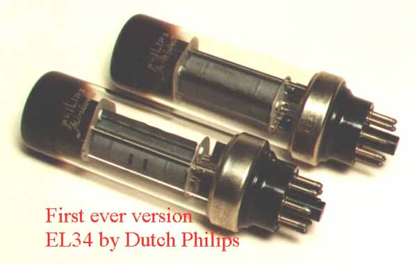 Die allererste EL34 von Philips MINIWATT