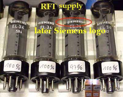 EL34 von RFT, fuer Siemens und Telefunken hergestellt