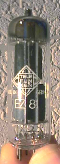 Gleichrichter-Röhren 2 BRIMAR EZ81 