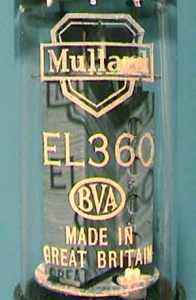 Die EL360 von Mullard
