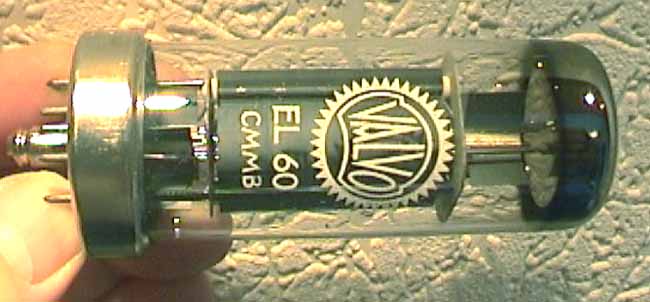 Die EL60 von VALVO (Hersteller Philips Miniwatt)