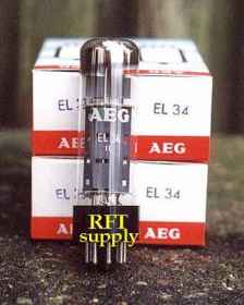Eine EL34 von RFT, fuer AEG hergestellt