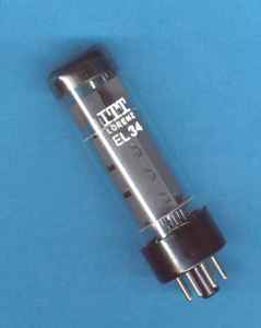 Eine EL34 von RFT, fuer ITT/Lorenz hergestellt