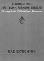 Radiotechniker in der
			 R&ouml;hrentechnik