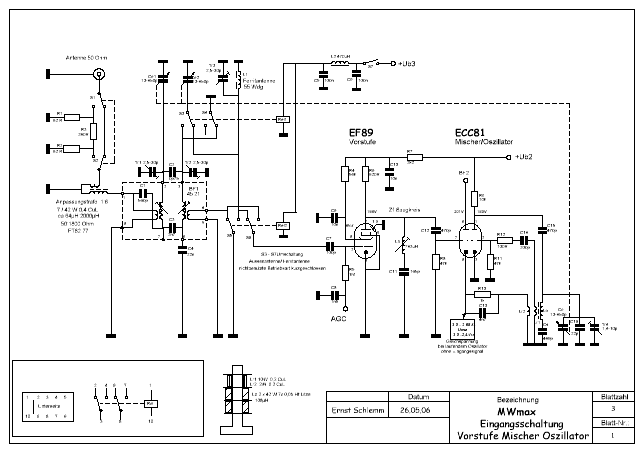 Schaltbild Eingangsstufe