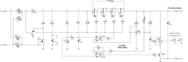 Schaltbild Endstufe Netzteil Heizung