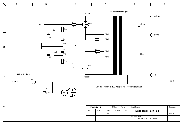 Endstufe: Blatt Nr. 5