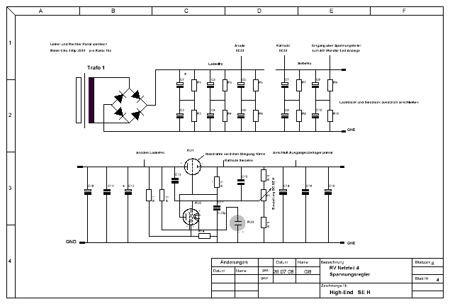 Schaltbild RV Netzteil 4 Spannungsregler