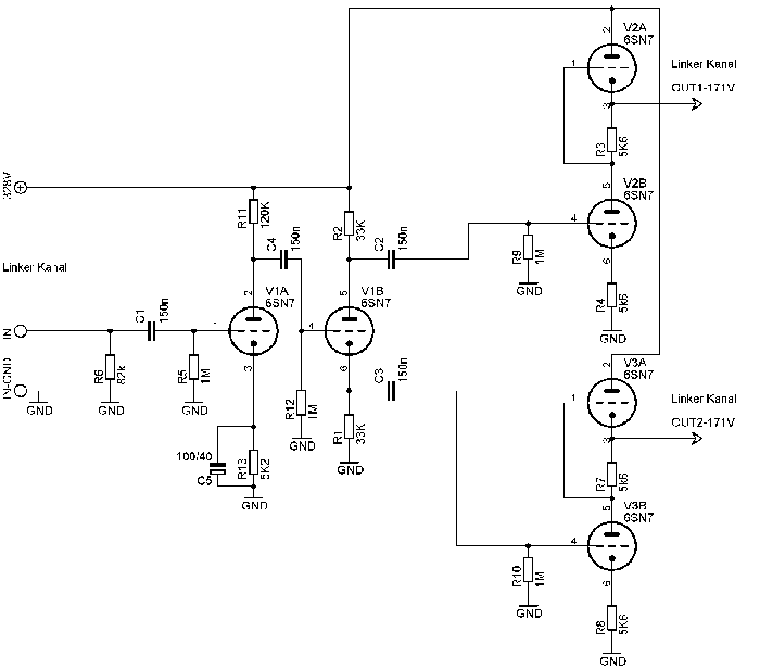 Schaltbild Treiberstufe