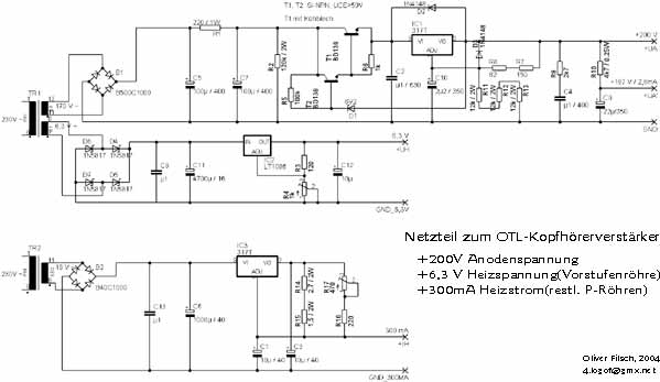 Netzteil KH-Amp mit Pegelanzeige