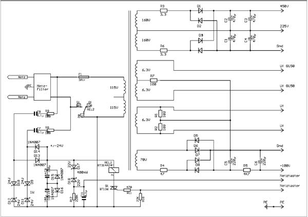 Schaltbild Netzteil