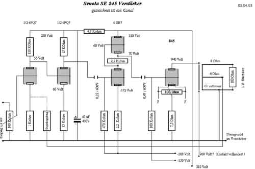 Schaltung des SYNOLA SE 845