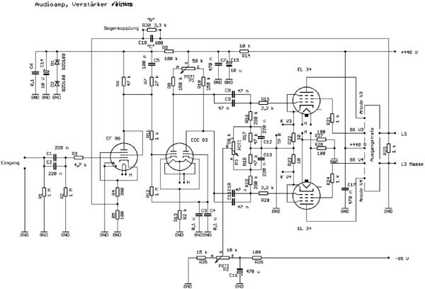 Schaltbild Verstärker