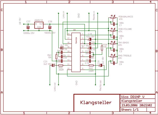 Klangregler "RADIO LAMPA"