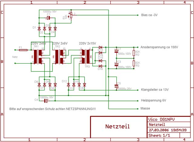 Netzteil "RADIO LAMPA"