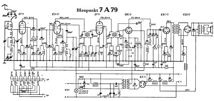 Schaltbild Blaupunkt 7A79