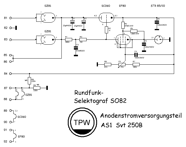 Schaltbild Netzteil AS1