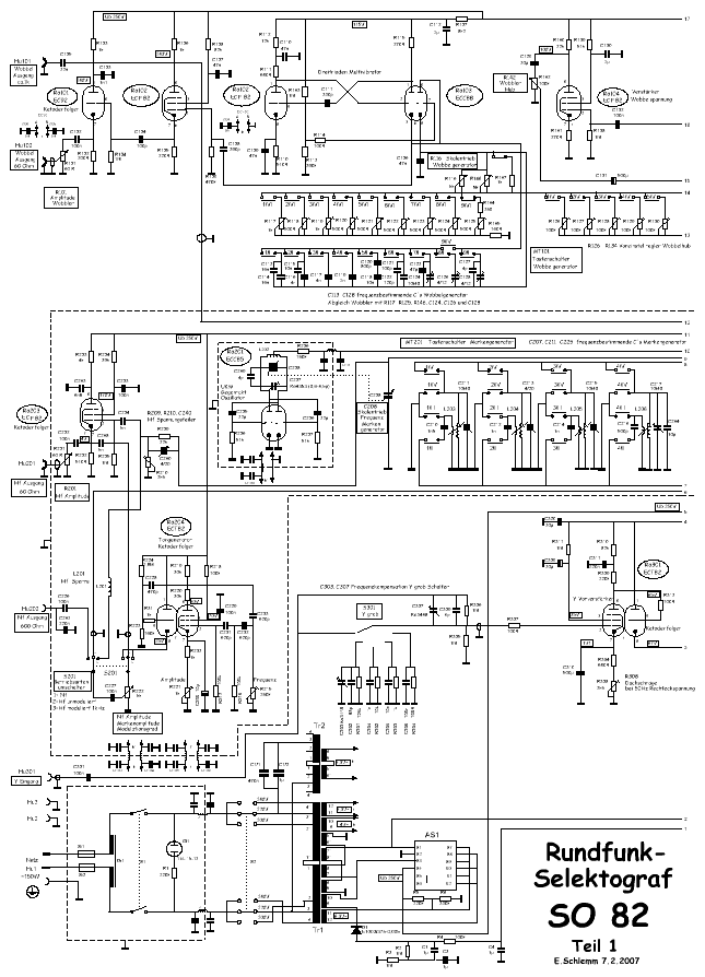 Schaltbild Selectograf - Teil 1