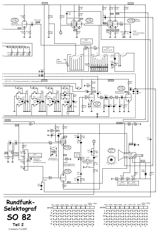 Schaltbild Selectograf - Teil 2
