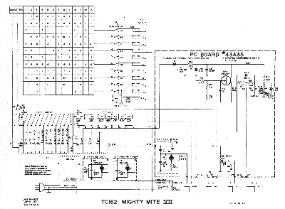 Schaltbild Sencore Mod. TC-162