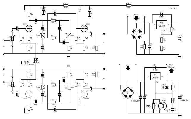 Schaltung Klangregelung